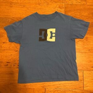 DC Blue and Black Logo Baby Tee